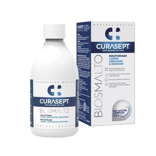 Apa de gura Biosmalto Caries Curasept - 300ml