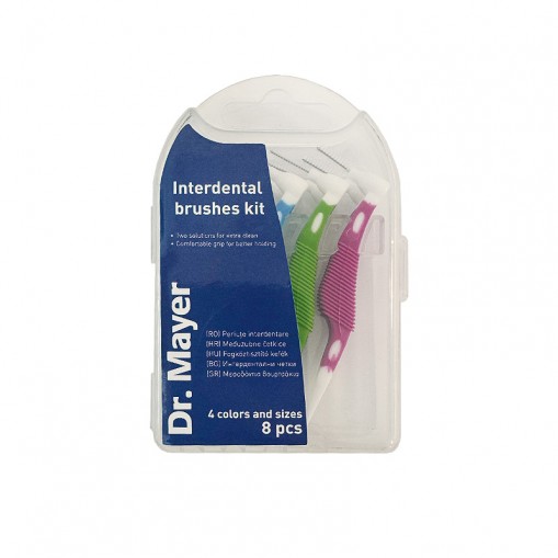 Kit Periute Interdentare 4 marimi 8 buc Dr. Mayer